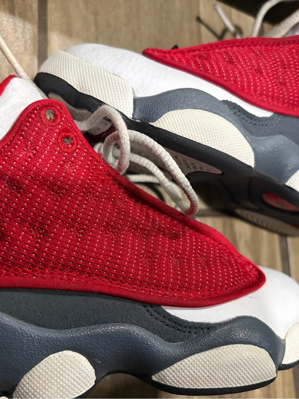 Jordan 13 Retro Gym Red/Black-Flint Gray-White sneakers in US 11C - Picture 4 of 14